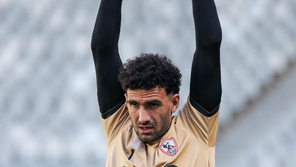 تدريبات فردية لمحمد عواد بعد فوز الزمالك على المصرى