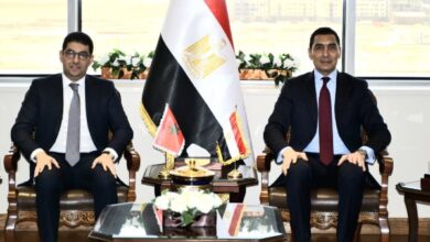 وزير الشباب والرياضة يستقبل نظيره المغربي لبحث تعزيز التعاون المشترك