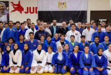 محمد مطيع يشهد استعدادات منتخب مصر للچودو قبل بطولة أفريقيا بنيروبي