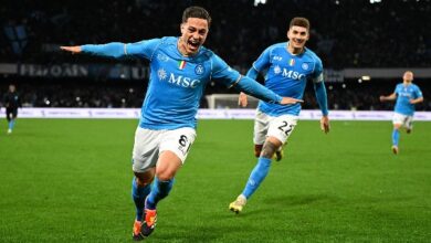 تشكيل مباراة نابولي وميلان في الدوري الإيطالي