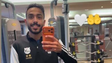 كهربا يتألق في أحدث ظهور من الجيم