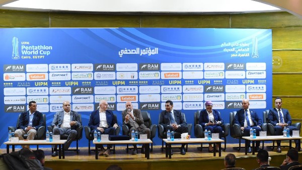 وزير الرياضة يشهد وقائع المؤتمر الصحفي لاستضافة مصر المرحلة الأولى من كأس العالم للخماسي الحديث