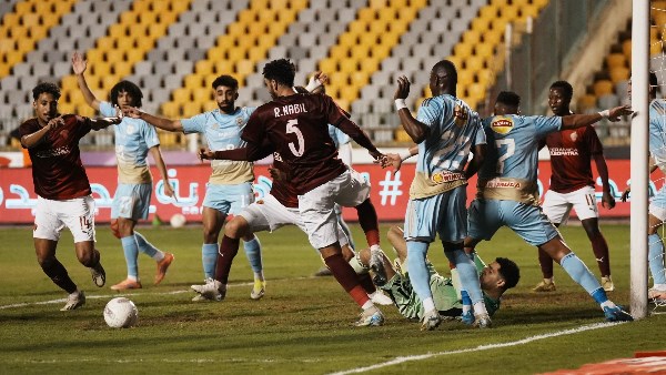 ياسر إبراهيم يعيد الأهلي للمباراة بهدف التعادل في شباك سيراميكا كليوباترا