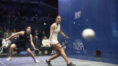 نجمة وادى دجلة هانيا الحمامي تتأهل إلى نصف نهائي بطولة الجونة الدولية للاسكواش 2026