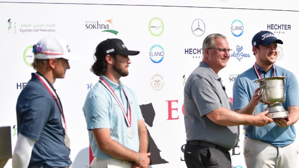 أجواء مميزة وتألق لافت.. كريستوف بطل الجولة الثامنة من سلسلة جولف مصر 2026