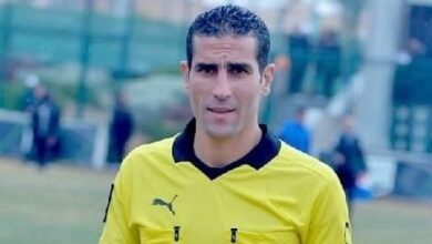 محمود ناجي حكما لمباراة الأهلي وسموحة غدا في الدوري