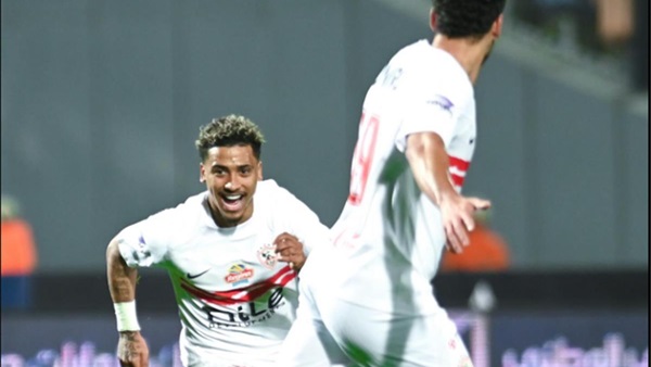 الزمالك يتقدم على شباب بلوزداد بهدف في الشوط الأول