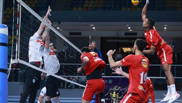 الأهلي يتوج بطلًا لكأس مصر للكرة الطائرة على حساب الزمالك