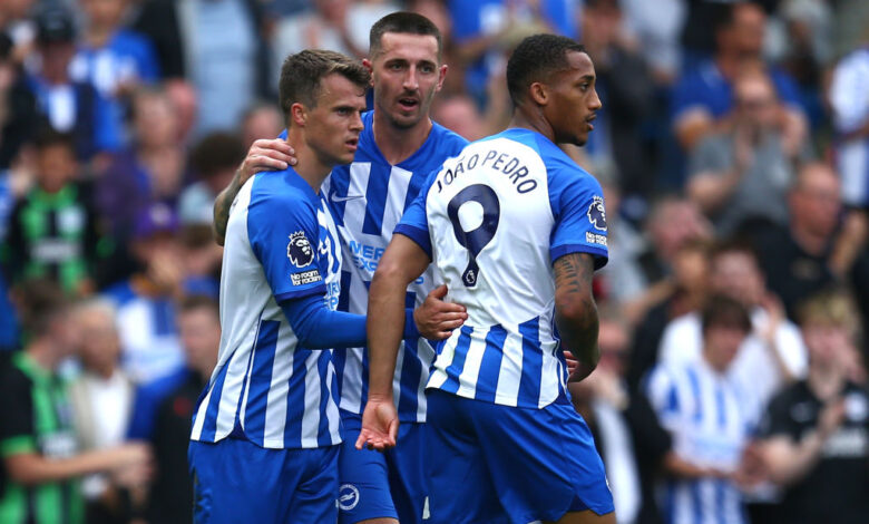 برايتون يهزم بيرنلي 2-0 في الدوري الإنجليزي