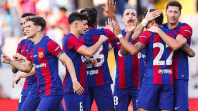 الدوري الإسباني.. برشلونة يتقدم على إسبانيول 2 في الشوط الأول