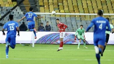 سموحة يتعادل مع الأهلي 1/1 في الشوط الأول بالدوري الممتاز