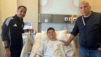 محمد يوسف ووليد سليمان يدعمان بلال عطية بعد جراحة الركبة