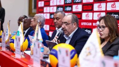 رئيس الاتحاد الإفريقي للكرة الطائرة: أشكر النادي الأهلي على جهوده الكبيرة