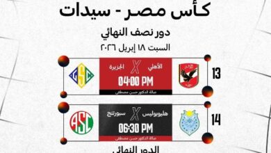 اتحاد السلة يعلن مواعيد مواجهات نصف نهائي ونهائي كأس مصر للسيدات