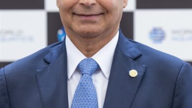 الدولي لألعاب الماء يعيد روسيا وبيلا روسيا لبطولاته .. والمسلم يشدد علي حيادية الرياضة