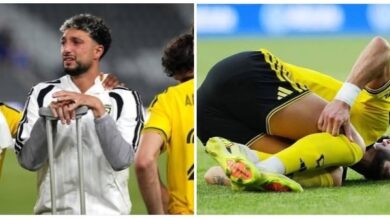 قلوبنا ودعواتنا معك .. الاتحاد الفلسطين يدعم وسام أبو علي بعد إصابته