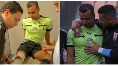 غادر باكيًا .. تفاصيل إصابة الحكم مصطفى شهدي في مباراة مودرن والجونة