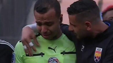 بعد إصابته.. الجونة يساند الحكم مصطفى الشهدي