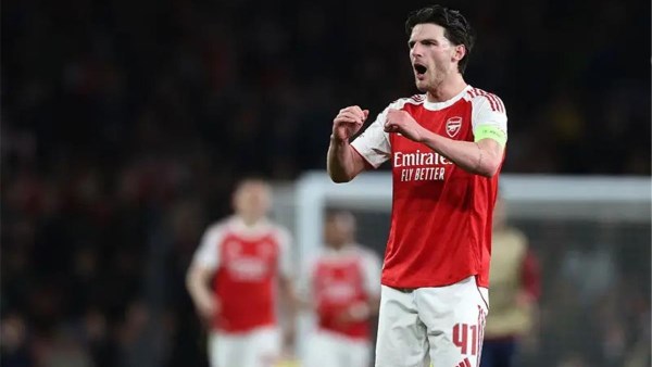 ديكلان رايس: هدفنا النهائي بعد التأهل إلى نصف نهائي دوري أبطال أوروبا