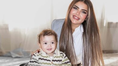 زوجة إمام عاشور تحتفل بعيد ميلاد نجلها فهد