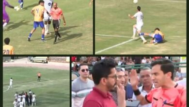 واقعة غريبة في دوري المحترفين .. إلغاء ركلة جزاء بـ التليفون