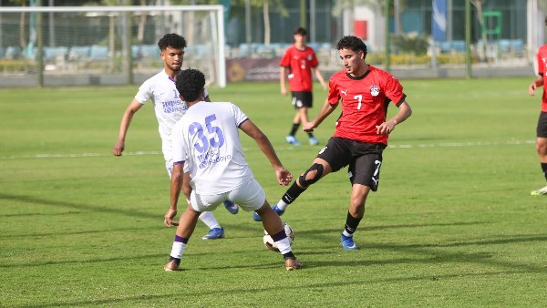 منتخب الناشئين يهزم جينيس وديا بثلاثية نظيفة