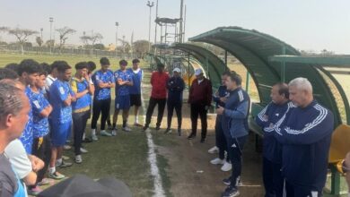 جهاز المقاولون العرب يدعم فريق 2007 قبل مباراة التتويج بدوري الجمهورية