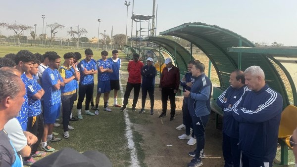 جهاز المقاولون العرب يدعم فريق 2007 قبل مباراة التتويج بدوري الجمهورية