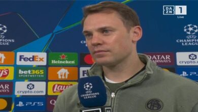 نوير يعترف بخطئه أمام ريال مدريد : بداية سيئة .. وتحية خاصة لهدف جولر