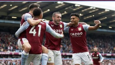 أستون فيلا يتقدم على بولونيا بثلاثية نظيفة بالشوط الأول بإياب ربع نهائي الدوري الأوروبي