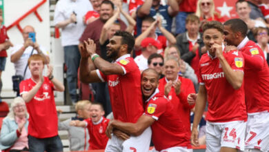 نوتينجهام فورست يتقدم على بورتو بهدف نظيف بالشوط الأول بإياب ربع نهائي الدوري الأوروبي