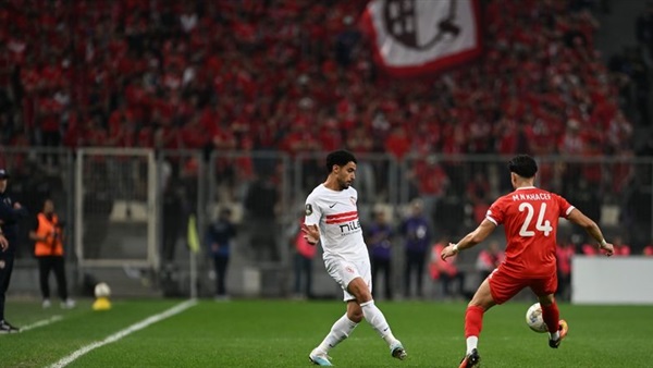 شوط أول سلبي بين الزمالك وشباب بلوزداد في نصف نهائي الكونفيدرالية