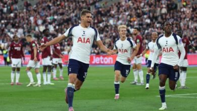 شوط أول إيجابي بين توتنهام وبرايتون في الدوري الإنجليزي