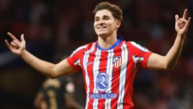 ألفاريز يدرك التعادل 2-2 لأتلتيكو مدريد أمام ريال سوسيداد بنهائي كأس ملك إسبانيا