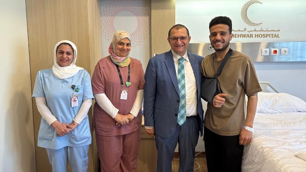 مصطفى فتحي يجري جراحة ناجحة في الترقوة.. صور