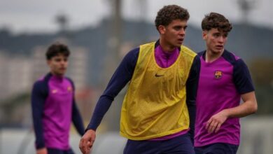 حمزة عبدالكريم.. برشلونة أتلتيك يحسمها بثنائية أمام كورنيلا ويعزز الصدارة