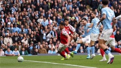 ترتيب الدوري الإنجليزي بعد فوز مانشستر سيتي على آرسنال