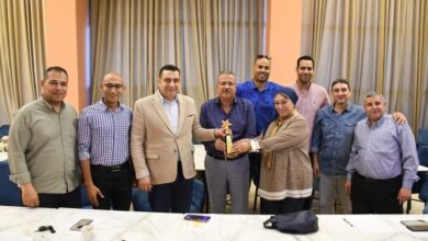 جولة تفقدية لمجلس الأمناء للاطمئنان على سير العمل بالجزيرة 2