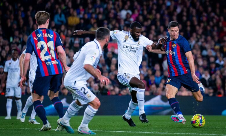 موعد مباراتي برشلونة وريال مدريد في الجولة الـ36 من الدوري الإسباني