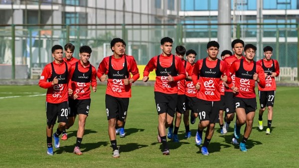 منتخب الناشئين يختتم تدريباته استعداداً لمواجهة الجزائر ودياً