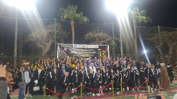 ناشئات سموحة أبطال منطقة الإسكندرية للكرة الطائرة