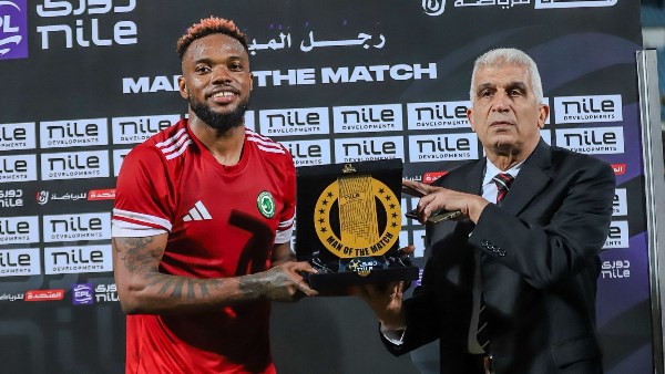 جودوين شيكا رجل مباراة مودرن سبورت والإسماعيلي بالدوري