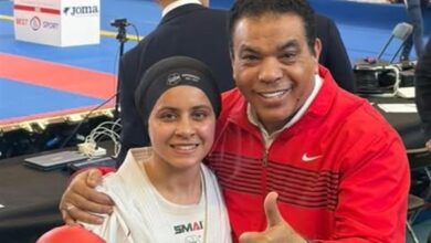 آلاء أيمن تنتزع الميدالية البرونزية في الدوري العالمي للكاراتيه