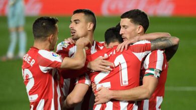 أتلتيكو مدريد يتأخر بهدف أمام بلباو في الدوري الإسباني