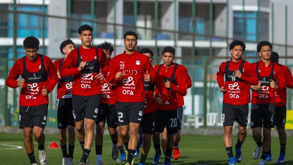 منتخب الناشئين يواصل تدريباته استعدادًا لمواجهة الجزائر وديًا