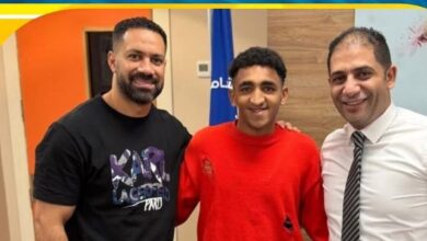 حسني عبد ربه يطمئن على خطاري بعد إصابته أمام مودرن.. ويوجه الشكر لمدير المجمع الطبي