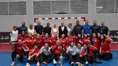 ناشئات يد الزهور يتوجن بكأس مصر لكرة اليد
