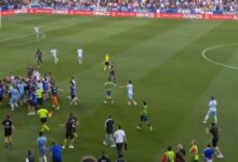 بالفيديو| فوضى في اللحظات الأخيرة.. اشتباكات دامية تخيم على مواجهة ريال سرقسطة وهويسكا