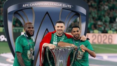 الاتحاد الآسيوي يغرم ثلاثي الأهلي السعودي في نهائي دوري أبطال آسيا