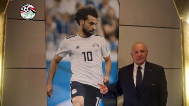 هاني أبو ريدة يطمئن على جاهزية محمد صلاح للمونديال